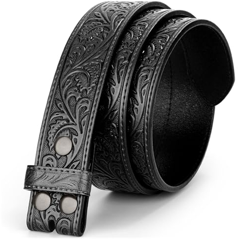 BELTROAD Western Ledergürtel Strap für Männer Frauen Cowboy Cowgirl Leder Herrengürtel für Jeans Geburtstag Weihnachten Gürtel Geschenke