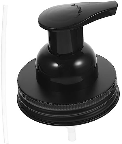 Parliky 2pcs Stainless Steel Jar Pump Replacement for Lotion Bottle Foaming Soap Dispenser Pump