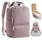 bergsalz zaino ryanair 40x20x25 zaino da viaggio donna zaino da viaggio aereo bagaglio a mano 40x20x25 ryanair zaino uomo Sportivo zaino da scuola casual laptop da 14 pollici Rosa Viola