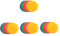BESPORTBLE 4 Ensembles Disque Marqueur D'entraînement Football À Cônes Plats Filet De Football Entrainement Football Entraînement Foot D'entraînement pour Le Football 5 Pièces * 4