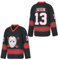 Herren Voorhees 13 Movie Eishockey Trikot Halloween Stitched, Schwarz, XX-Large