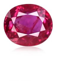 INDIA MADE 18,25 Ratti 17,40 Karat natürlicher Wirbelsäulenrubinstein, original zertifizierter Ceylon-roter Spinellstein, Rashi Ratan Bhagya loser Edelstein, Silber, künstlicher Saphir, Silberfarben