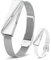 YEDASAH Fitness Tracker d'Activité,170 Modes d'entraînement, Bracelet de Santé Intelligent sans écran, Surveillance Scientifique du Sommeil, Fréquence Cardiaque Tension Artérielle SpO2, 2 Bracelets