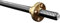 Vite a mandrino trapezoidale T8, passo 2 mm, diametro esterno 8 mm, lunghezza 2 mm, 150-600 mm, con dado in ottone(400mm with nut)