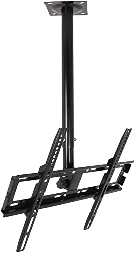 DUANHOZ Support TV Universel Multifonction pour Plafond, Compatible avec écran Plat de 32 à 55 Pouces, Charge maximale : 400 x 400 mm, Charge maximale : 50 kg.