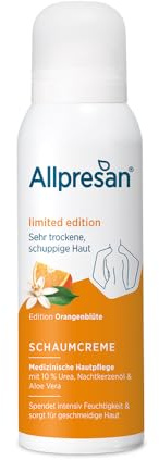 Allpresan Körper Schaumcreme Limited Edition ORANGENBLÜTE 125 ml | Für sehr trockene bis schuppige Haut mit belebendem Orangenblüten-Duft