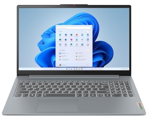 Lenovo IdeaPad Slim 3 15ABR8 15.6 Laptop | AMD Ryzen 7 5825U | 16GB RAM | 512GB SSD | AMD Radeon Graphics | Backlit Keyboard | Windows 11 Home | Grey