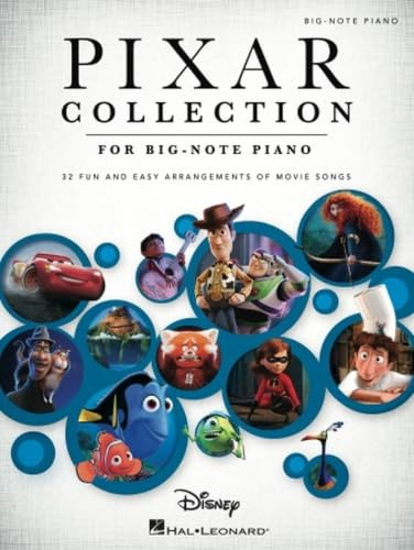 Pixar Collection for Big-Note Piano. Klavier Solo.