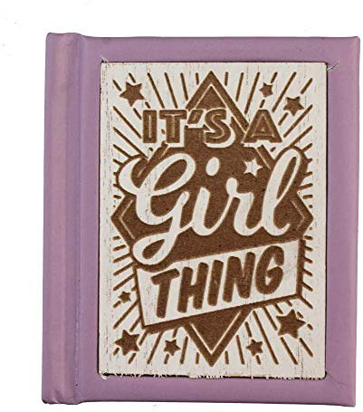 History & Heraldry Woodcuts Sentiment Mini Quotation Book Its a Girl Thing