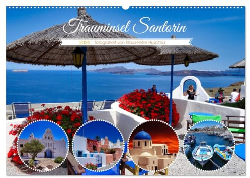 Trauminsel Santorin (Wandkalender 2026 DIN A2 quer), CALVENDO Monatskalender: Ein Wandschmuck, der Urlaubsstimmung weckt (CALVENDO Orte)