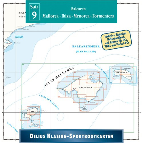 Delius Klasing Sportbootkarten CD-ROM / Mallorca - Ibiza - Menorca - Formentera: Balearen