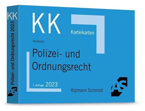 Karteikarten Polizei- und Ordnungsrecht: mit VersammlungsR/VerwVollstrR (Karteikarten Öffentliches Recht)
