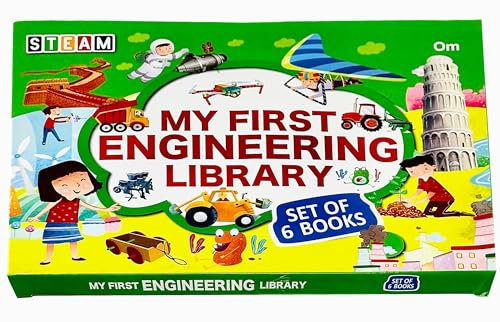 My First Engineering Library Set of 6 books (Level 1 Agricultural Engineering, Environmental, Level 2 Aerospace Engineering, Let's Build Engineering, Level 3 Electrical & Mechanical Engineering)