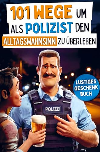 101 Wege um als Polizist den Alltagswahnsinn zu überleben: Lustiges Geschenk mit Überlebenstipps für das tägliche Chaos zwischen Blaulicht und Aktenbergen