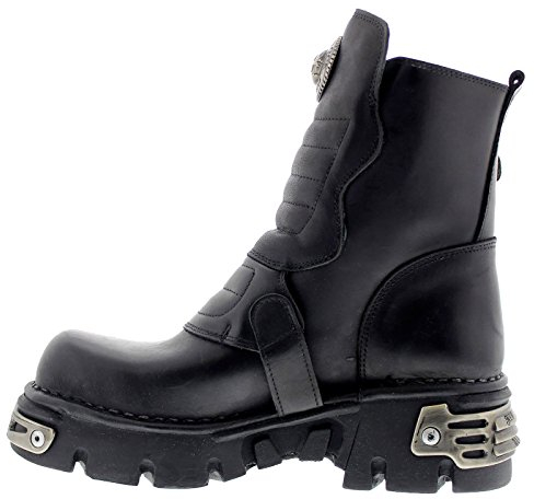 New Rock M-1482x-s1, Stivali da Motociclista Unisex-Adulto, Nero, 42 EU