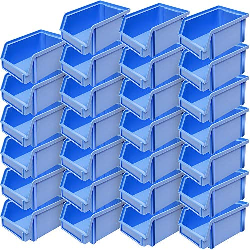 BRB 27x Sichtbox CLASSIC FB 4, LxBxH 230/200x140x122 mm, Inhalt 3,7 Liter (blau)