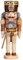 Rudolphs Schatzkiste Nussknacker Bergmann mit Erzstab Natur/braun Höhe 40cm NEU Weihnachten Seiffen Nutcracker Nüsse Erzgebirge Winter Dekoration Holzkunst Holz Weihnachtsmann Christmas Walnuss