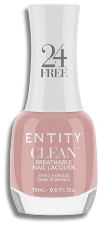 Entity Clean - Pintauñas de Color Breathable | Esmalte de Uñas Secado Rapido y Efecto Gel | Pinta Uñas Larga Duración y Fortalecedor | Esmalte Sin Tóxicos, Natural y Vegano (Dare To Blush)