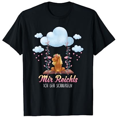 Mir Reichts Ich Geh Schaukeln Horse Partnerlook Pferde T-Shirt