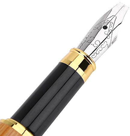 Parallel Calligraphy Fountain Pen, Gothic Fountain Pen Smooth Writing Chisel-pointed Nib Writing Gothic Arabic Italic(2.9mm)
