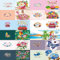 ycyingcheng 5D Diamant Malerei Grußkarte, 12 Stück Happy Birthday Diamantstickerei Kristall Strass Malerei Grußkarten für Thanksgiving Weihnachten Geschenke Kinder am Muttertag