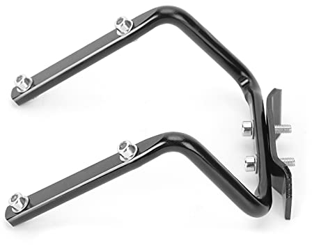 bizofft Adaptateur de Porte-bidon de vélo, Porte-Bouteille d'eau de Selle Anti-oxydation Haute résistance pour Selle de vélo(Le Noir)