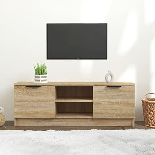 Susany TV Cabinet TV Stand Unit TV Entertainment Units for living Room Media Stand Furntiure Sonoma Oak 102x35x36.5 cm Engineered Wood