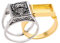 Healifty Hip-Hop-Schmuck Silber Vintage Mode Für Geschnitztes Souvenir Accessoire Mit Reiter Ringe Ring Party Hüftschmuck Gravierte Geschenke Design Versteckte Felsenringe