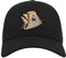 Sad Peeping Bird Halbmaschige Trucker-Cap-Baseballmütze aus Baumwolle Schwarz