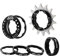 Yundxi Singlespeed Umrüstsatz Fixie-Kassette 12T13T/14T/15T/16T/17T/18T/19T/20T/21T/22T MTB Einzel-Gang Umbausatz (Schwarz, 20T)