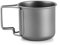 Turbovera Tasses de Camping Tasses en Titane Tasses à Thé pour l'extérieur Tasses à Café Vaisselle de Camping 220ml