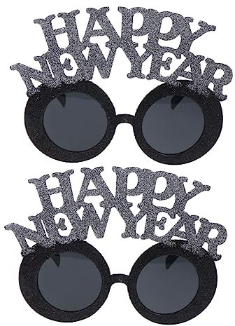 Gadpiparty 2st Lustige Brille Partybrille Partyzubehör Für Das Neue Jahr 2020 Blinkende Brille Silvester Brille Vasos Para Niños 2020 Brille 2020 Neujahrssonnenbrille Kind Requisiten Blitz