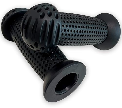 FRSOHEWIN Fahrradgriffe Fahrradgriffe Griffe Lenkergriffe Ergonomisch Gummi Fahrradlenker rutschfest für Fahrrad 1 Paar Cityrad Bike 100mm Schwarz