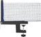 Ping Pong Post Set Tischtennisnetz Ping Pong Netz mit Klemme Professionelles Training Praxis Portable Grip Holder Clip Zubehör für Erwachsene & Kinder Geeignet für Indoor & Outdoor Schwarz/Mattschwarz