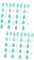KITANDOVE 8 Schnüre Regentropfen Latte Ornament Hochzeitsfeier Banner Geburtstag Regentropfen Girlanden Party Layout Regentropfen Blaue Girlande Wimpelkette Regentropfen Flaggen