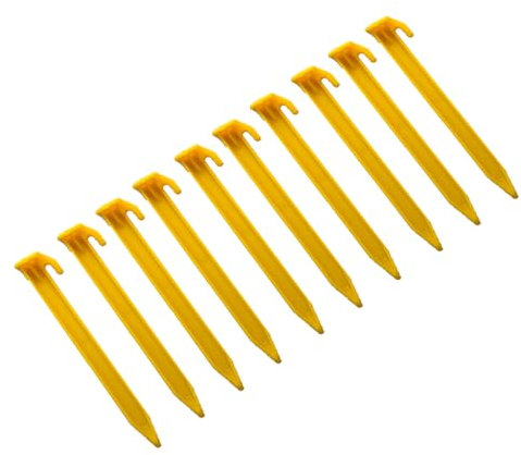 10 Stück Vordächer, Zeltheringe, Anker, Hofhering, Outdoor, Camping, Pfahl für Befestigungen, Zeltplanen, Markisen