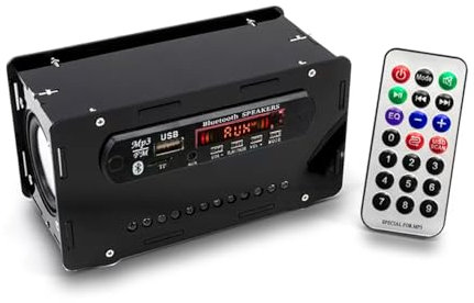 DIDODI Soldering Practice Kit Black Bluetooth Speaker Electronic DIY Kits Bluetooth Speaker Kit, Electronic Project Kits for Adults, Mini Home Sound Amplifier Kit