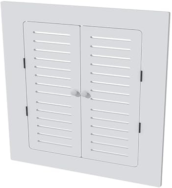 WeißE HeizköRperabdeckung, Badezimmer-Unterschrank, Organizer-Schrank, Moderner Lamellengrill Mit 2 TüRen FüRs Wohnzimmer(90x60cm/35x24)