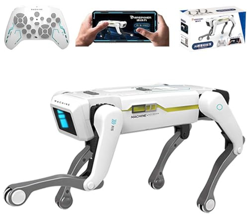 Ledovan Robot perro niños juguete teledirigido para 3-12 años, bailar, música e interactuar, perro robot RC inteligente admite control de aplicaciones, ideas de regalos niña niño