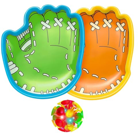 Fangen und Werfen Spiel – Beleuchtetes Ball-Set, interaktives Strandspiel, Familien-Spielset, Outdoor-Aktivität auf Reisen | buntes Leuchtkugel-Set für aktiven Spaß