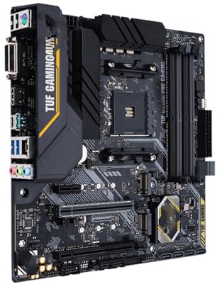 Motherboard Fit For ASUS TUF B450M-PRO GAMING B450 MATX Gaming Motherboard With Aura Sync RGB LED Lighting, DDR4 4400MHz Support,Dual M.2 USB3.1
