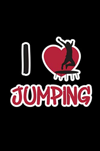 Notizbuch: Trampolin Trampolinspringer A5 Notebook liniert I Sporttrampolin Minitrampolin Journal I Turnen und Sprung Geschenk I Fitness Notizheft