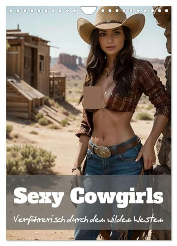 Sexy Cowgirls (Wandkalender 2025 DIN A4 hoch), CALVENDO Monatskalender