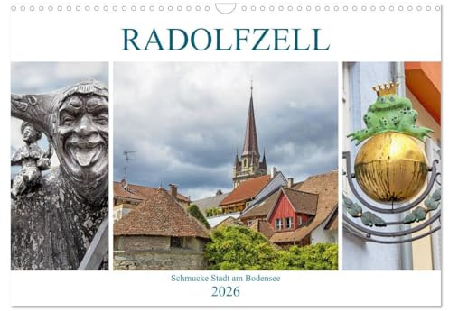 Radolfzell - schmucke Stadt am Bodensee (Wandkalender 2026 DIN A3 quer), CALVENDO Monatskalender: Radolfzell am nördlichen Ufer des Bodensees (CALVENDO Orte)