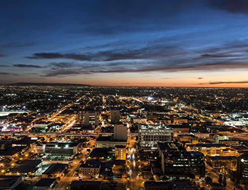 HANSEPUZZLE 12660 - Los Angeles Puzzle 1000 Teile | Orte Puzzle mit hochwertiger Puzzle Aufbewahrung: Kartonbox und Wieder verschließbarem Beutel | Puzzle-Maße: 60 x 46 cm
