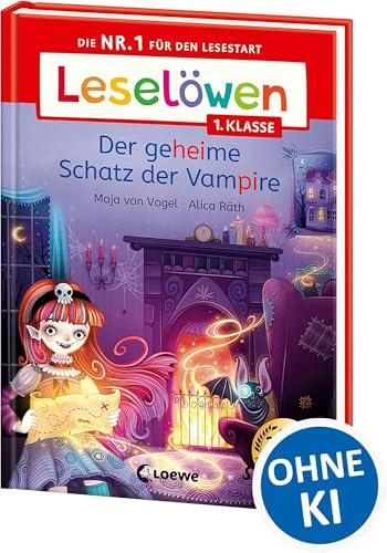 Leselöwen 1. Klasse - Der geheime Schatz der Vampire: Die Nr. 1 für den Lesestart - Mit Leselernschrift ABeZeh - Erstlesebuch für Kinder ab 6 Jahren
