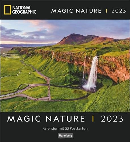 Magic Nature Postkartenkalender National Geographic Kalender 2023. Tischkalender zum Aufstellen und Aufhängen mit 53 Postkarten: Landschafts- und Tierfotos zum Sammeln und verschicken.: 53 Postkarten