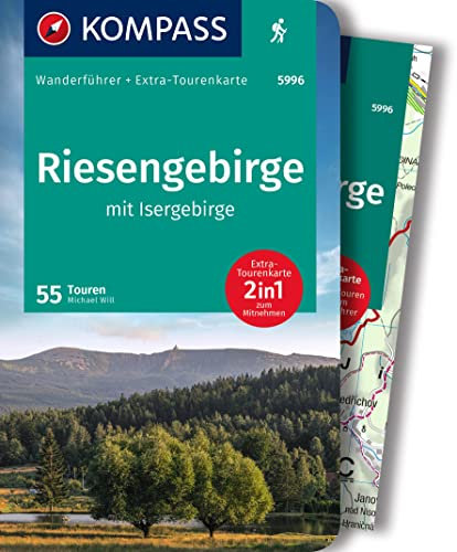 KOMPASS Wanderführer Riesengebirge mit Isergebirge, 55 Touren mit Extra-Tourenkarte: GPS-Daten zum Download
