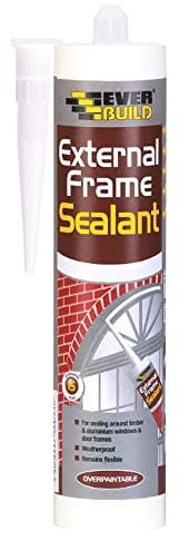 Everbuild External Frame Sealant – Interior And Exterior Use – Permanently Flexible – Mould-Resistant – Brown – 290ml