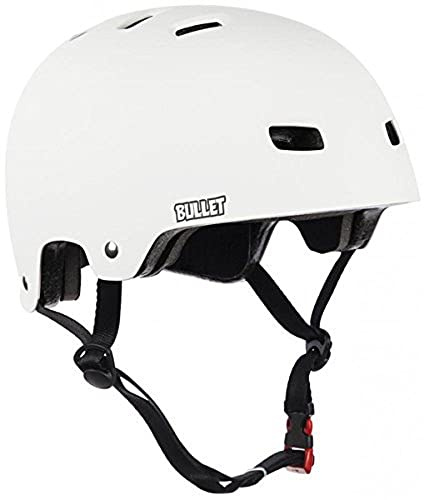 BULLET Helm matt weiß Größe S/M (54-57 cm)